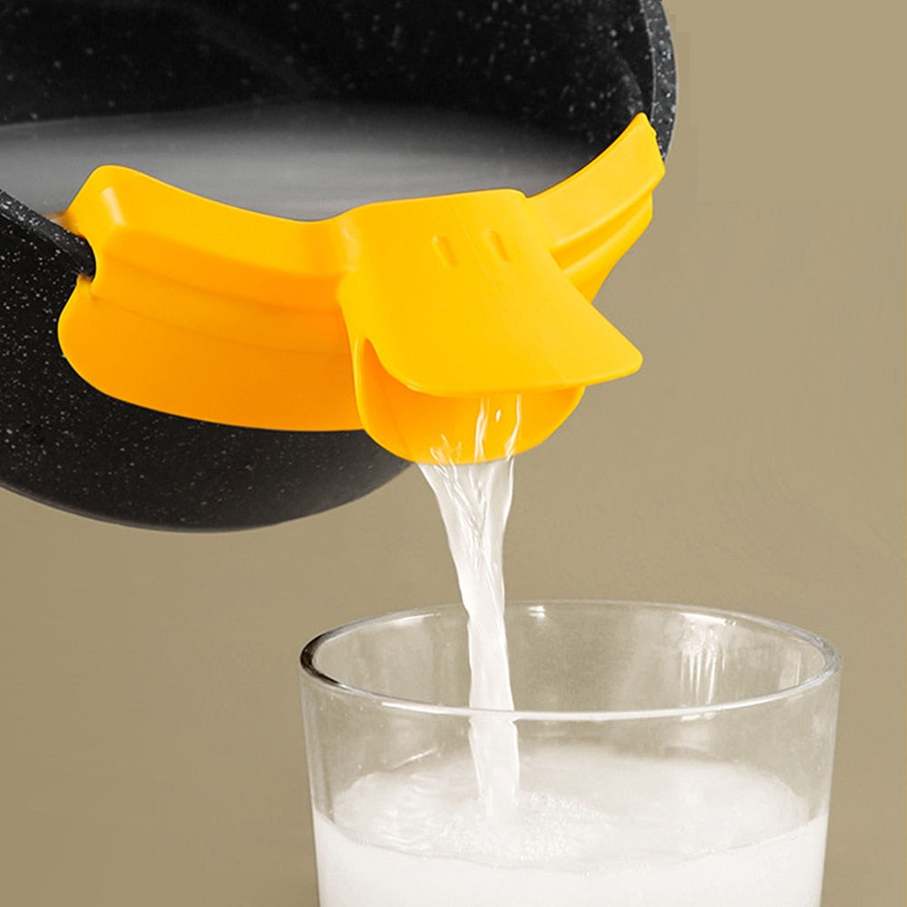 Spill-Proof Silicone Funnel