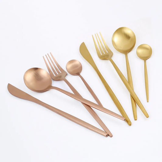 Matte Stainless Steel Cutlery Sets