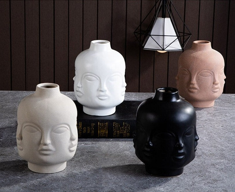 Ceramic Art Vase Sculptures