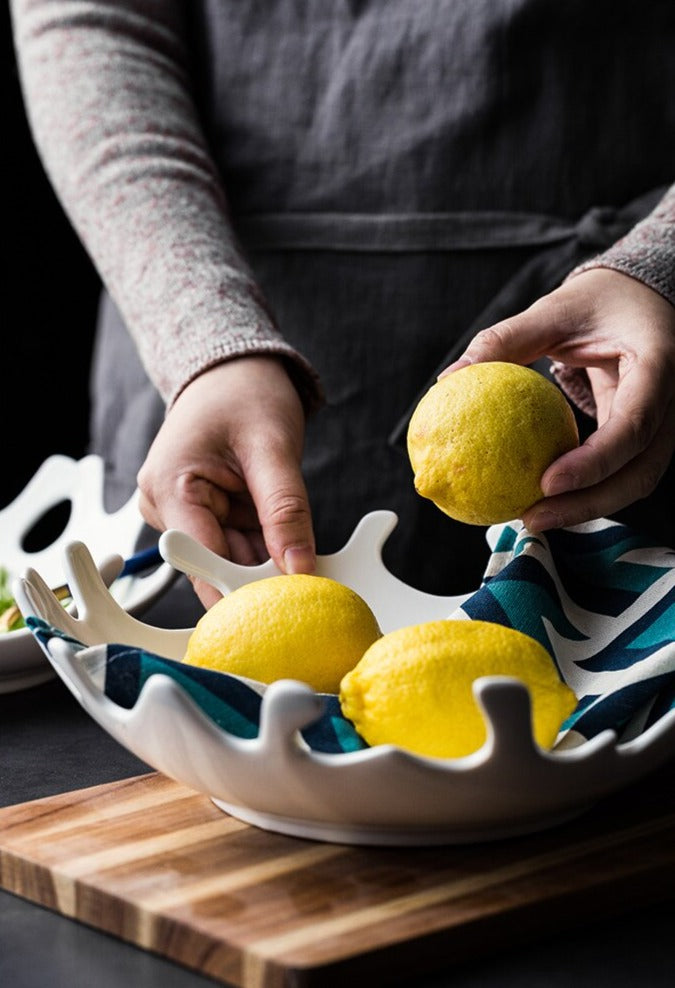 Creative White Coral Ceramic Bowl