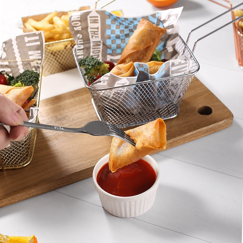 Mini French Fries Serving Basket