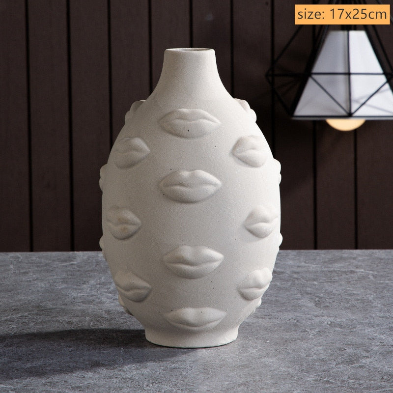 Ceramic Art Vase Sculptures