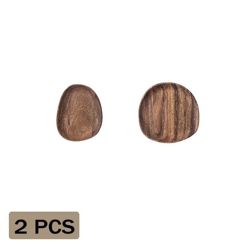 Whole Lovesickness Irregular Acacia Solid Wood Plates