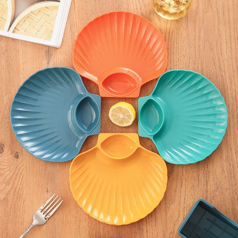 Cute Child-friendly Shell Shaped Plates