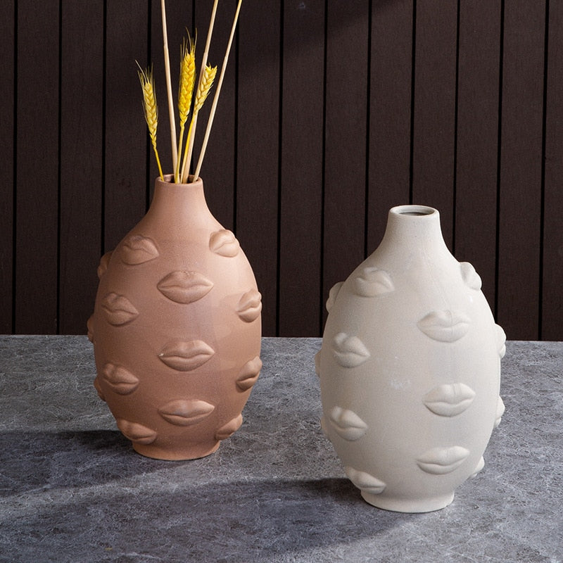 Ceramic Art Vase Sculptures