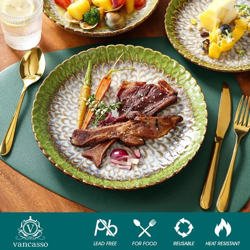 Vancasso Reactive Glaze Dinnerware Sets