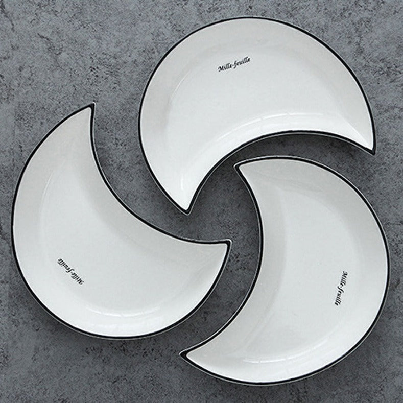 Ceramic Moon Plate Set