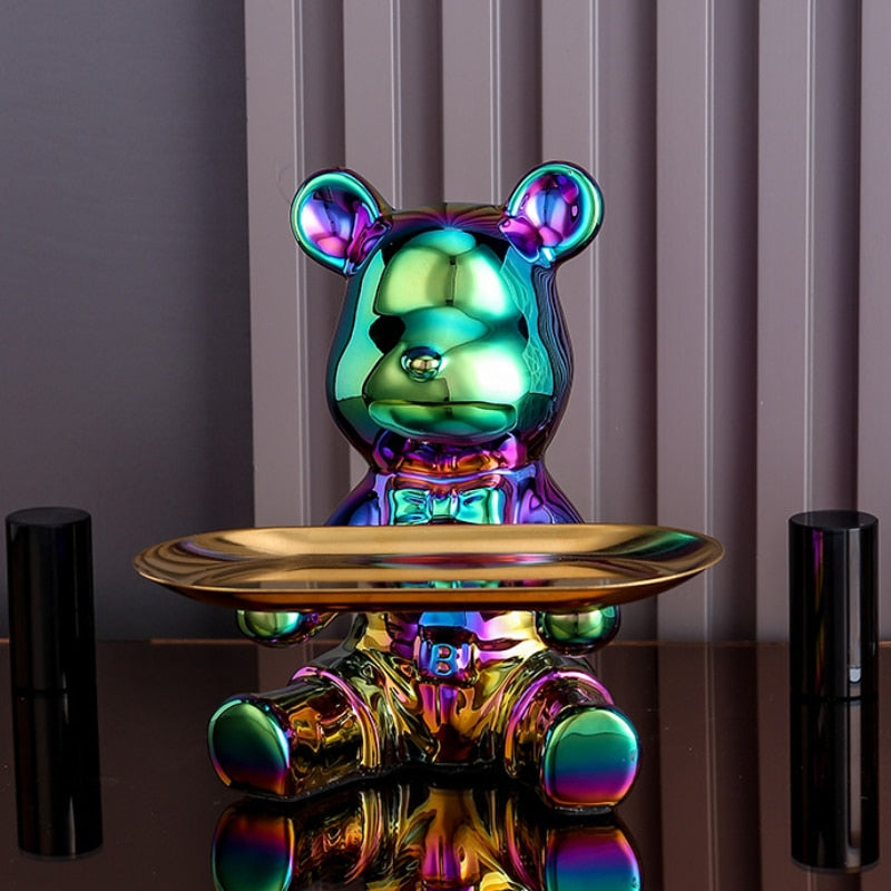 Luxury Bear Sculpture Ornaments