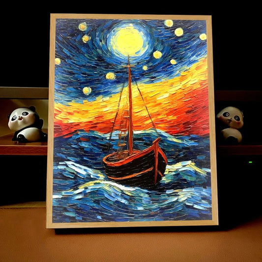 Van Gogh Art Anime LED Light Painting Lamp