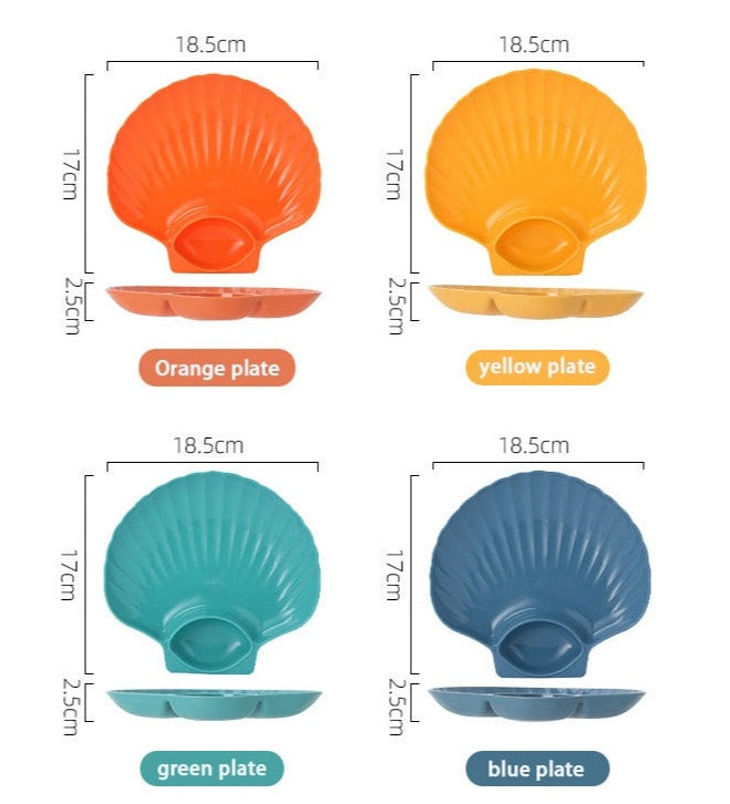 Cute Child-friendly Shell Shaped Plates