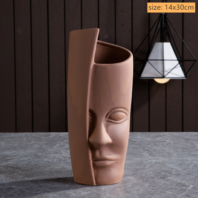 Ceramic Art Vase Sculptures