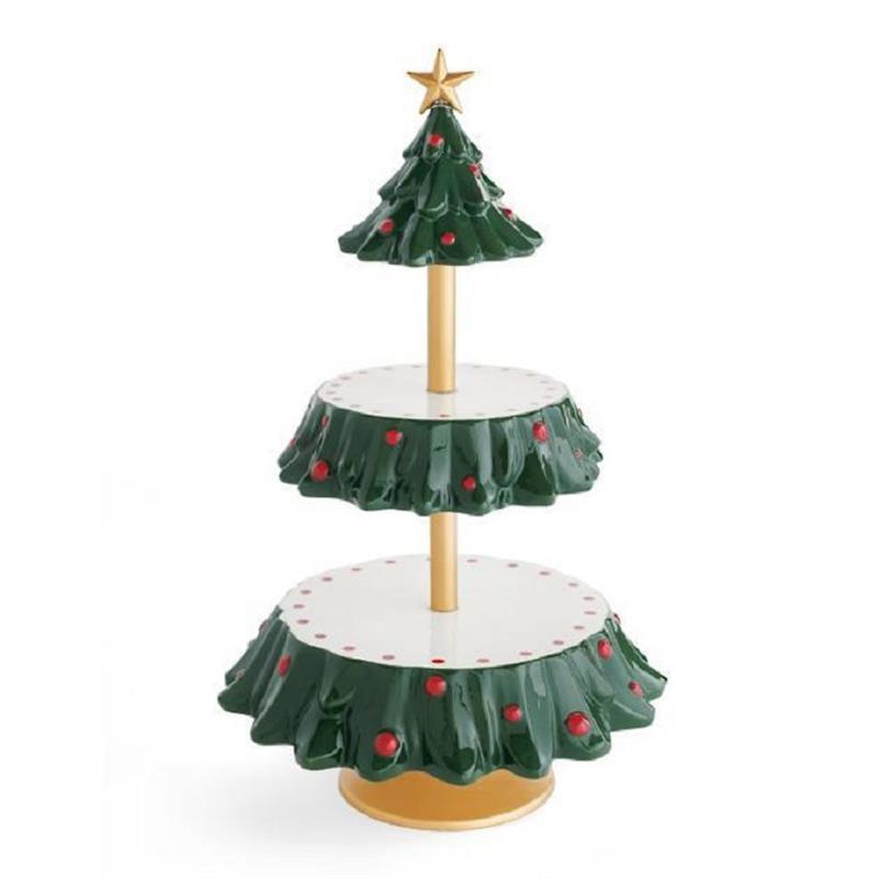 Christmas Dessert Stand & Bowl