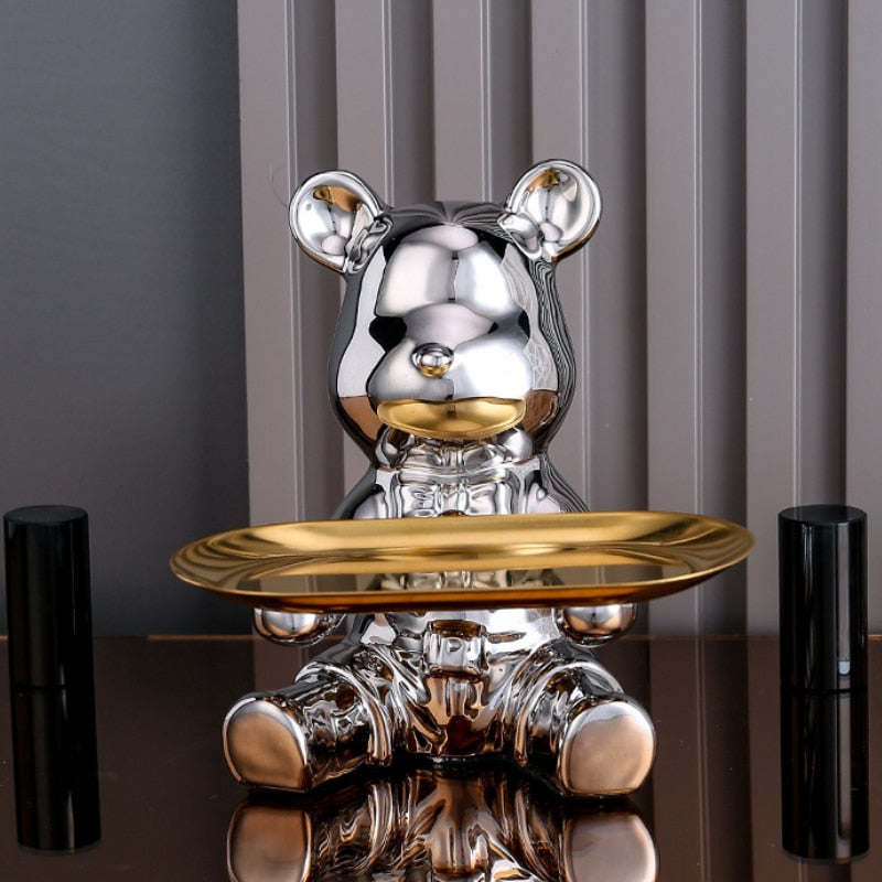 Luxury Bear Sculpture Ornaments