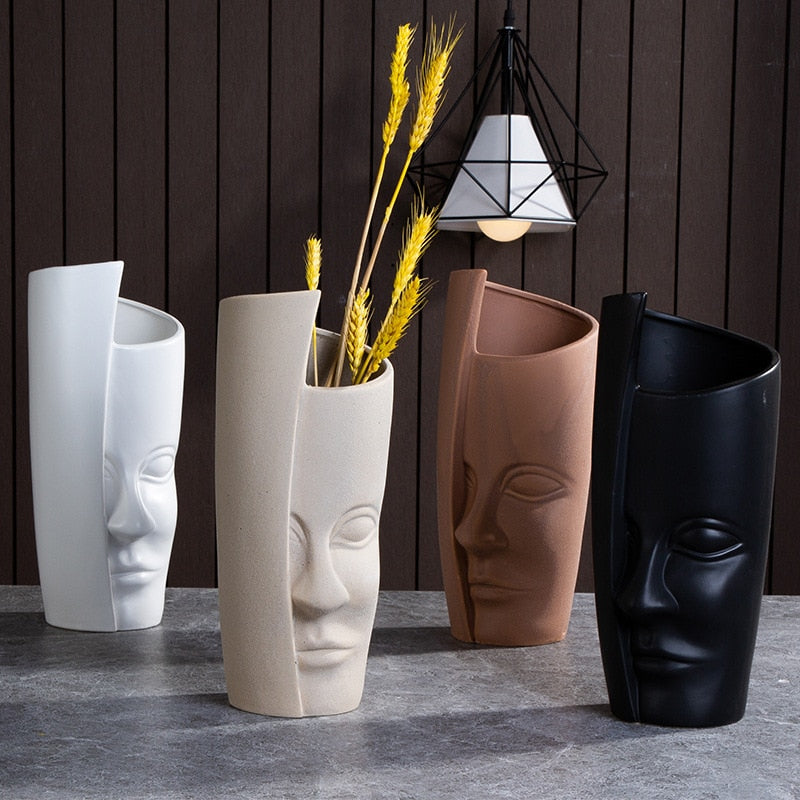 Ceramic Art Vase Sculptures