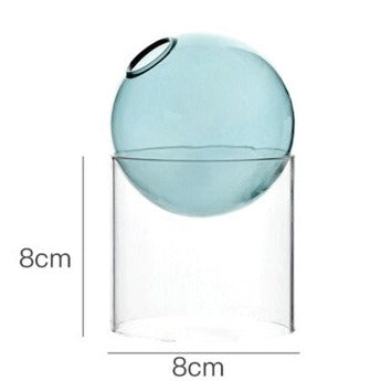 Nordic Bubble Glass Hydroponic Flower Vase