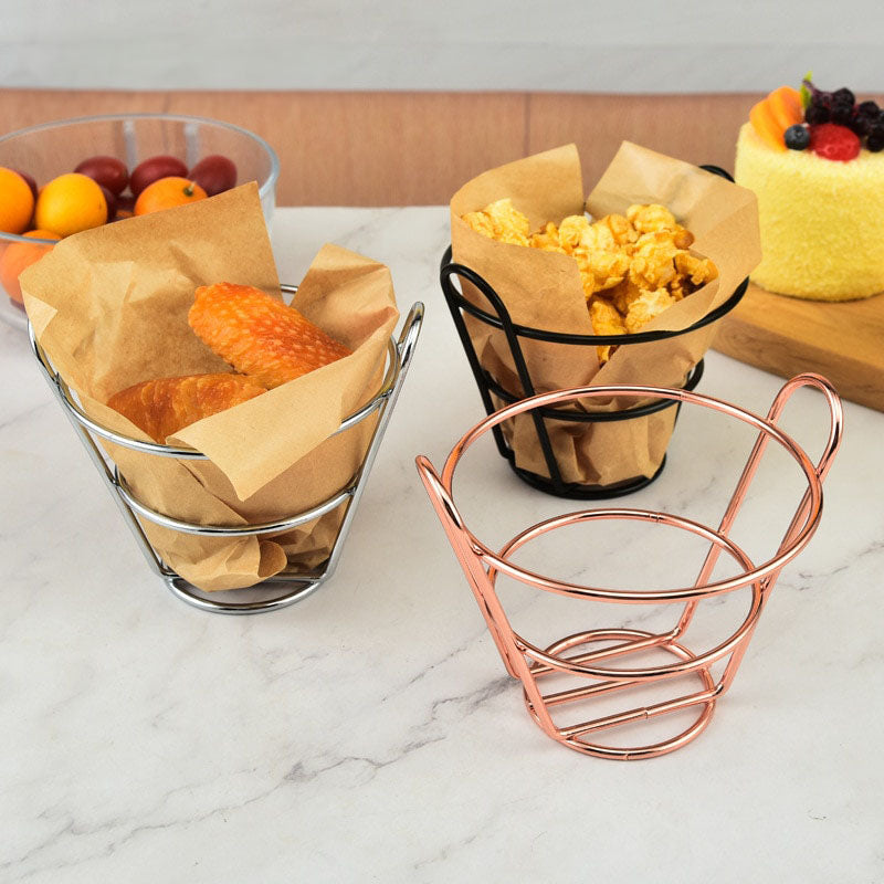 Appetizer Stand Cone Basket Fry Holder