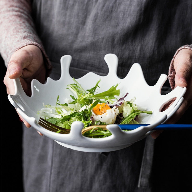 Creative White Coral Ceramic Bowl