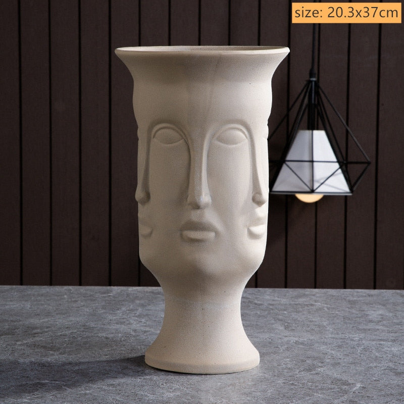 Ceramic Art Vase Sculptures