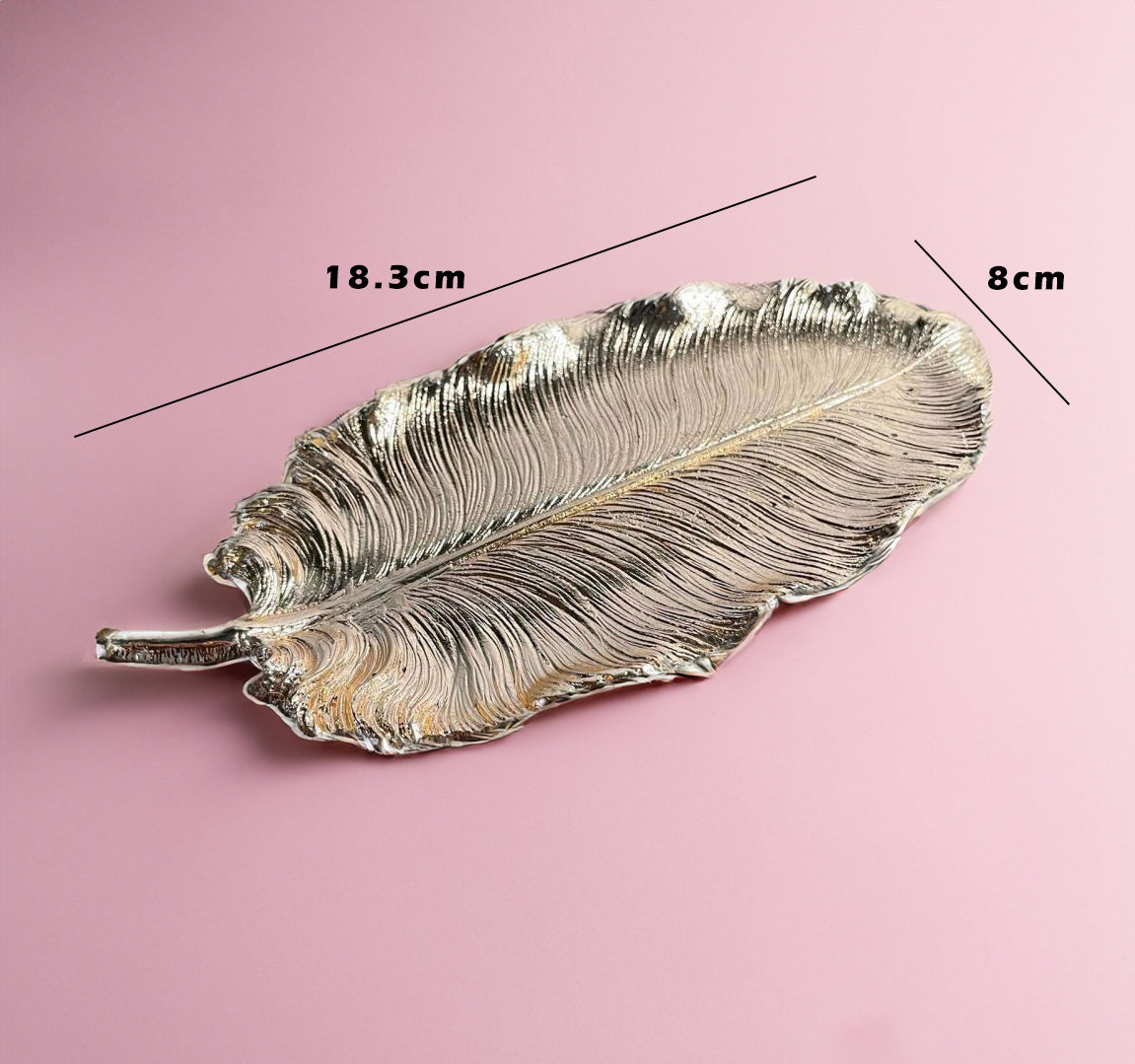 Delicate Leaf Shaped Serving Platter