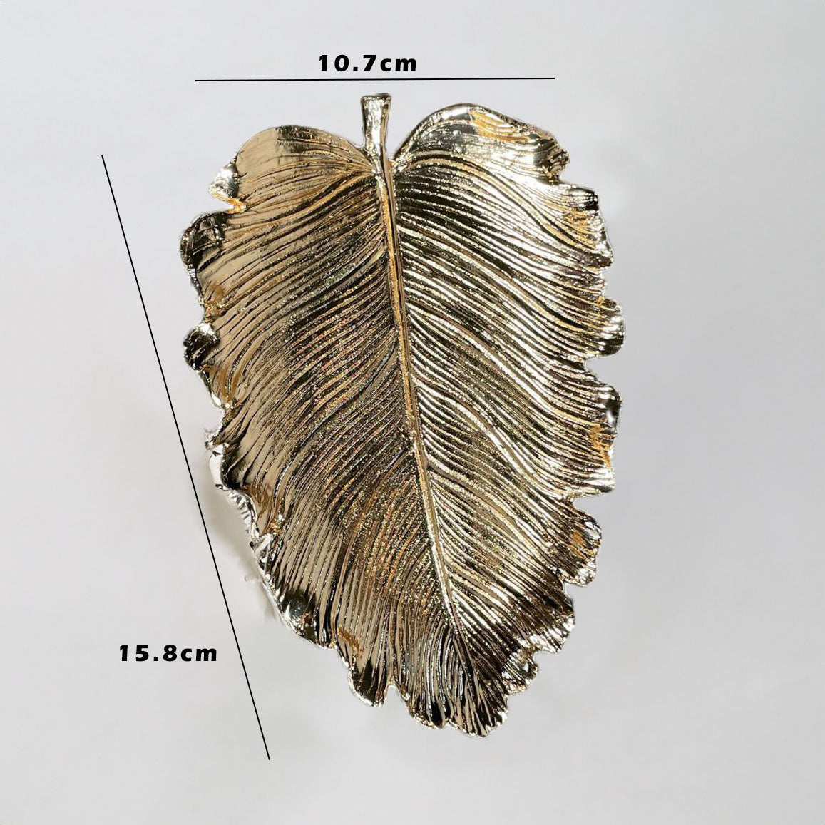 Delicate Leaf Shaped Serving Platter