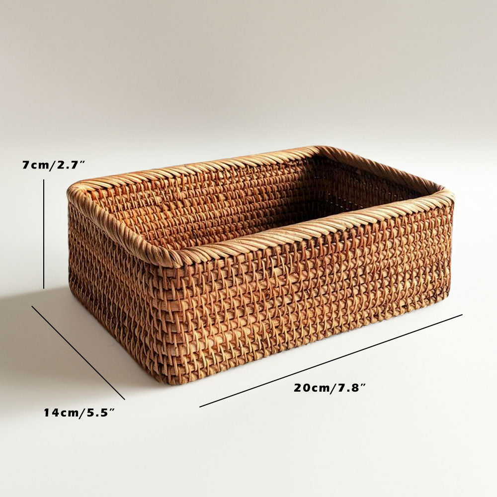 Handwoven Rattan Wicker Baskets