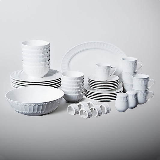 Gibson Home Regalia 46-Piece Dinnerware and Serveware Set