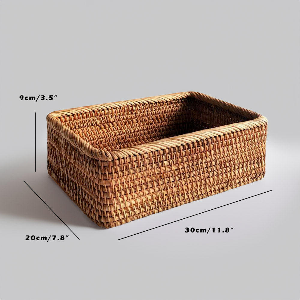 Handwoven Rattan Wicker Baskets