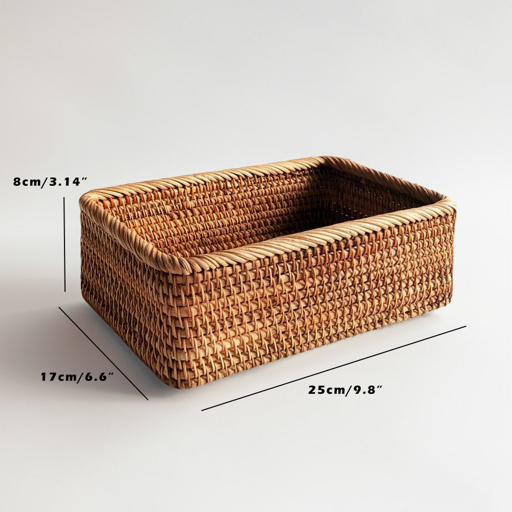 Handwoven Rattan Wicker Baskets