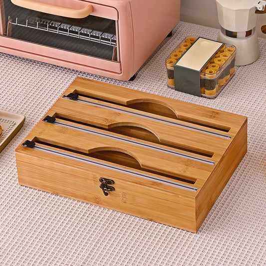 Wooden Fresh-keeping Film Dispenser