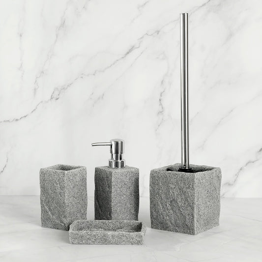 Granite Effect Bathroom Essential Set